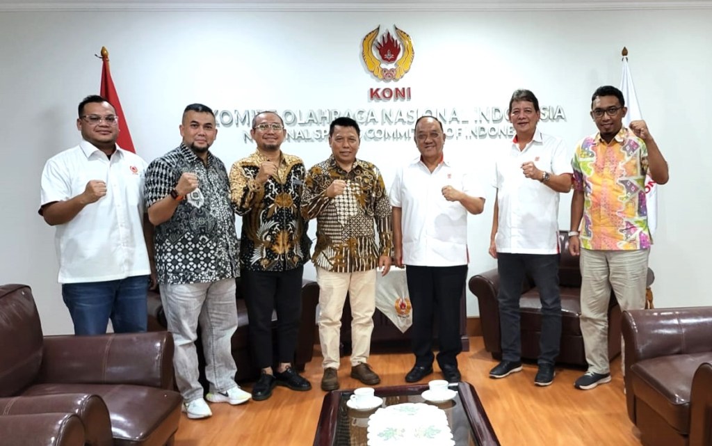 Ketum KONI Pusat Terima Kunjungan Direktur JNE, Bahas PON XXI dan Sport Industry