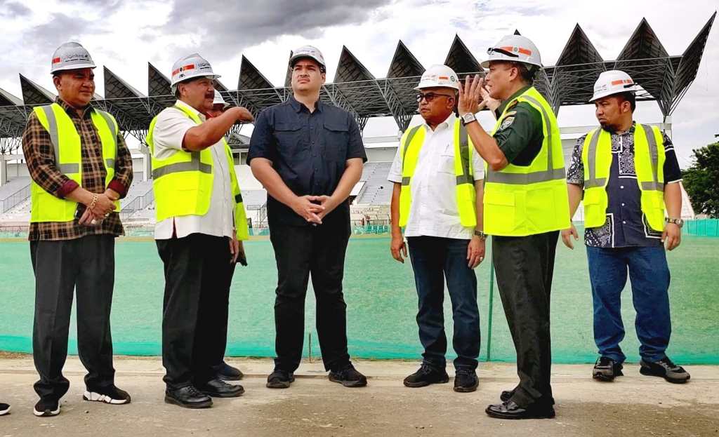 Menpora RI Tinjau Stadion Harapan Bangsa Tempat Presiden Jokowi Resmikan PON XXI Aceh-Sumut&nbsp;2024