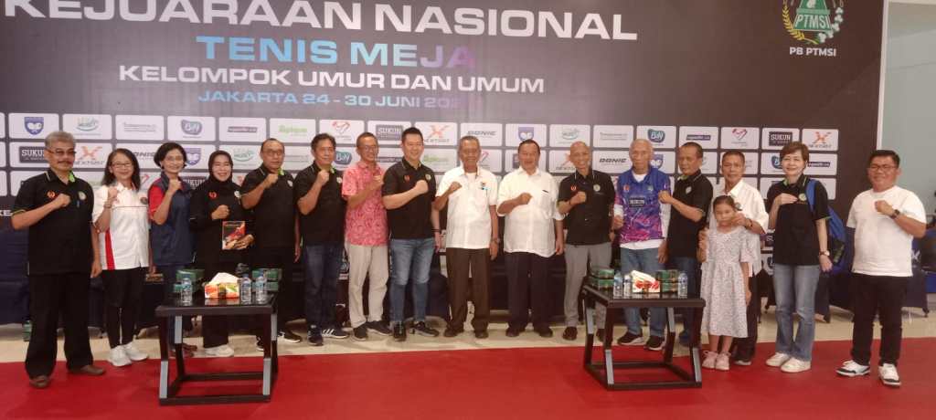 PB.PTMSI Gelar Kejurnas Tenis Meja 2024 di Jakarta