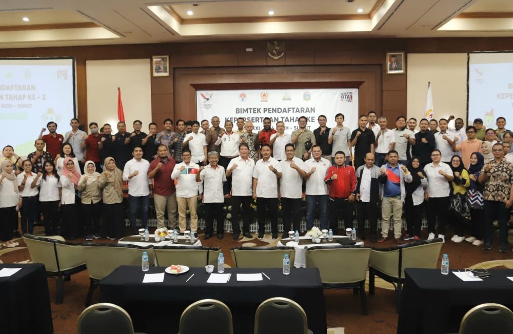 Bimtek Pendaftaran Kepesertaan PON XXI Aceh-Sumatera Utara Tahap Ke-2 Resmi Dibuka