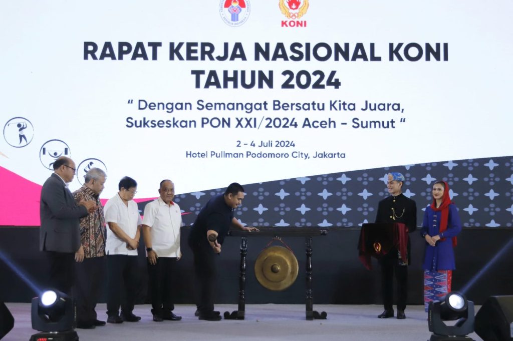 Menpora RI Buka Resmi Rakernas KONI 2024, Matangkan Kesiapan PON XXI Aceh-Sumut 2024