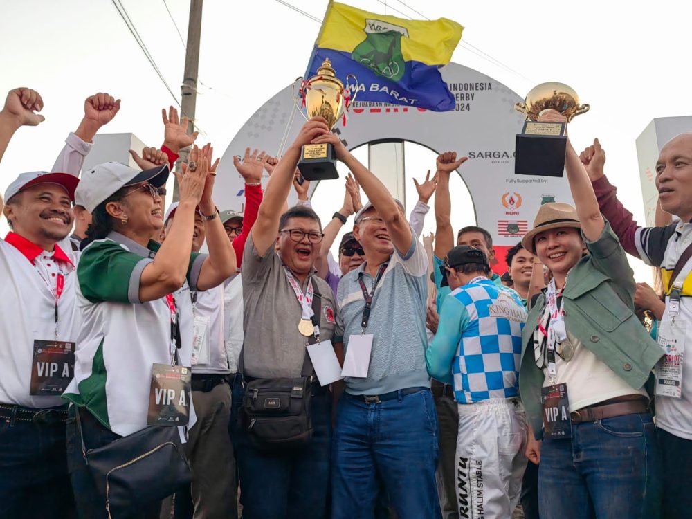 Ketum PP.Pordasi Triwatty Merciano Sebut Le Minerale Kejuaraan Nasional Pacu Kuda Seri I 2024&nbsp;Spaktakuler