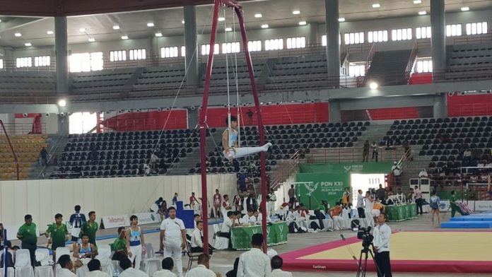 Pertandingan Pembuka PON XXI Di Wilayah Sumut Pada Cabang Olahraga Senam