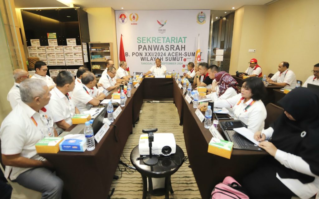 Ketua Umum KONI Pusat Pimpin Rapat Koordinasi dengan Panwasrah Wilayah Sumatera Utara, Komisi Keabsahan & Dewan&nbsp;Hakim