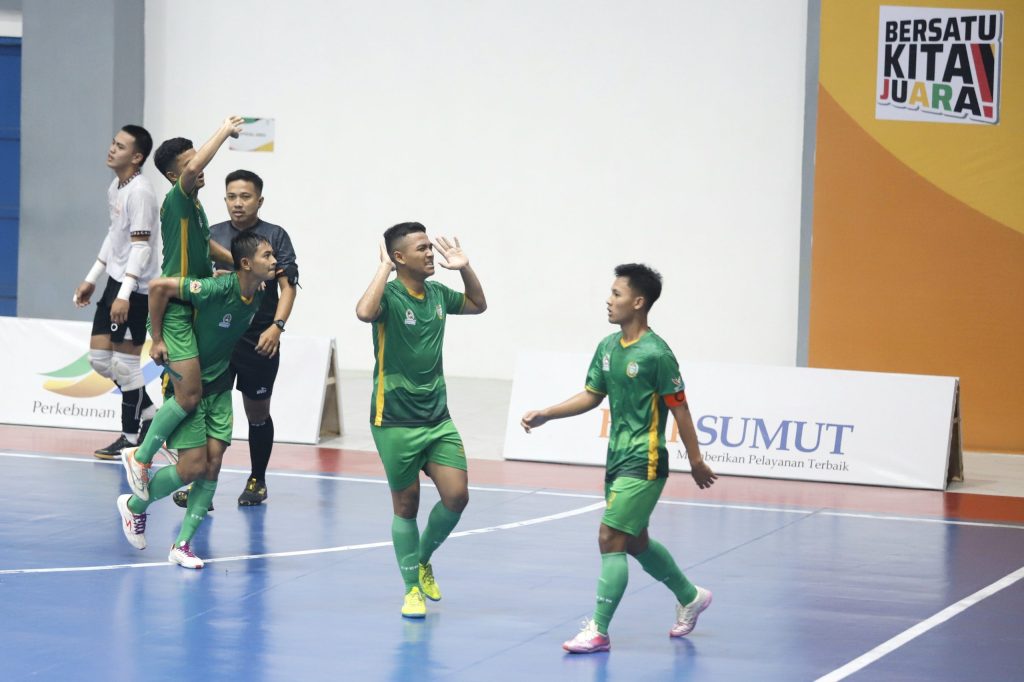Tim Futsal Sumut Taklukkan DKI Jakarta, Pastikan Lolos Fase Grup PON XXI Aceh-Sumut 2024